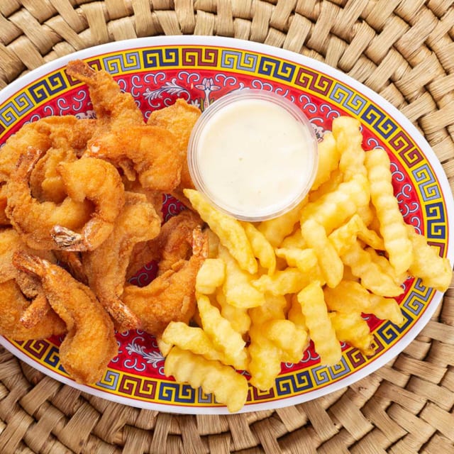 A8. Fried Shrimp Basket.